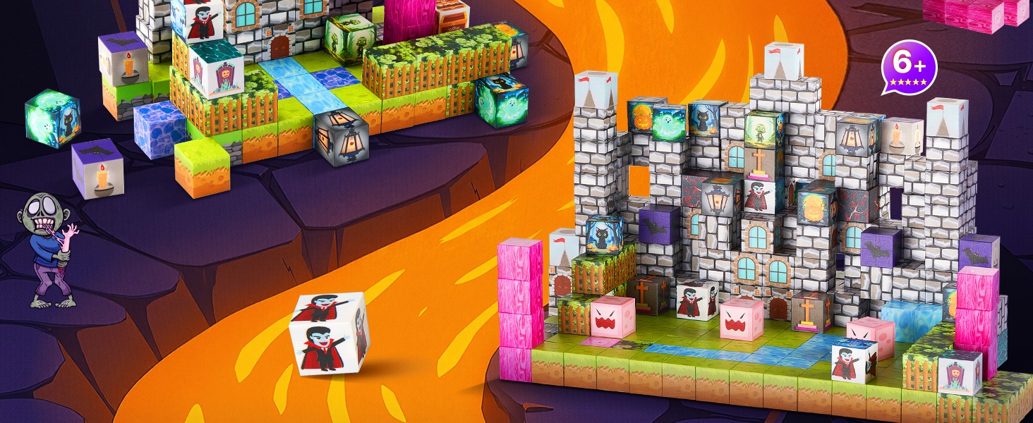 Turvalliset ja lapsiystävälliset magneettikuutiot