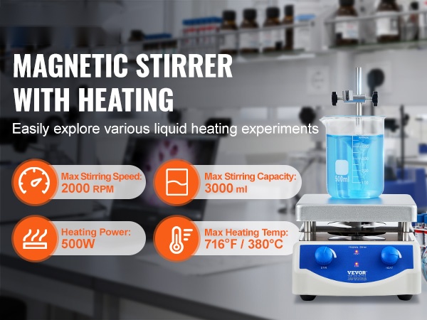 Magneettisen sekoituslevyn nopeudensäätö