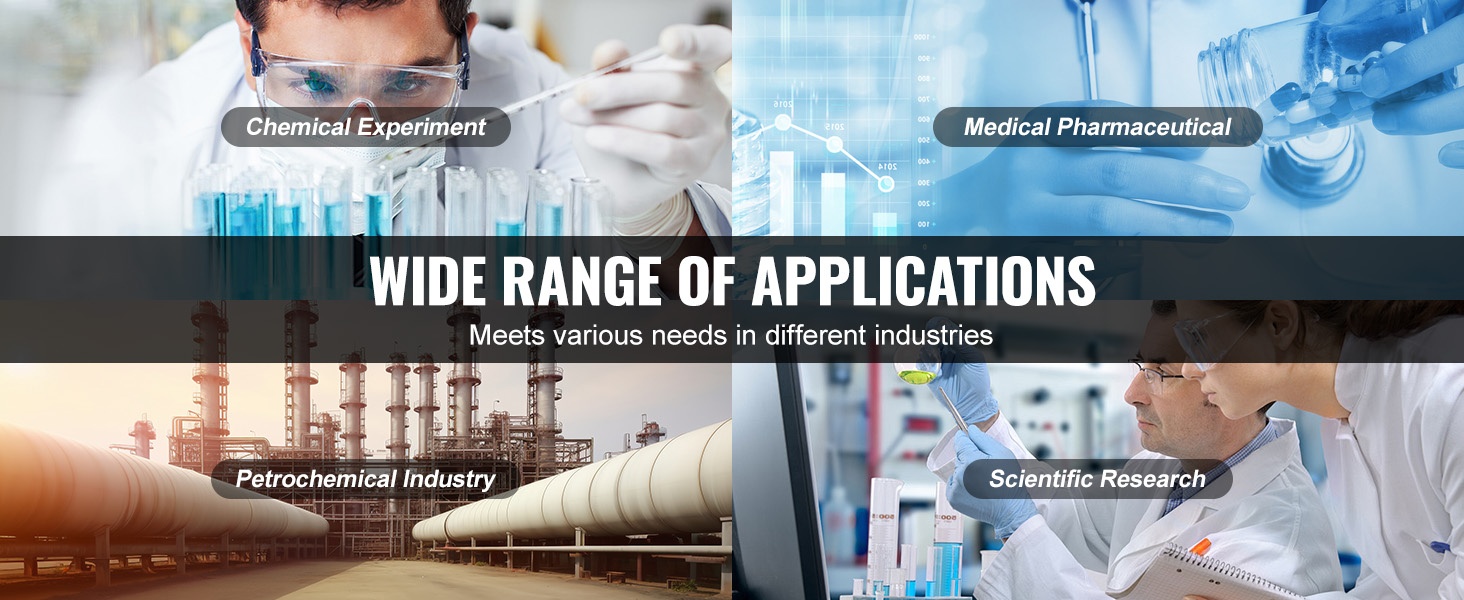 Käyttökohteet laboratorioissa ja teollisuudessa