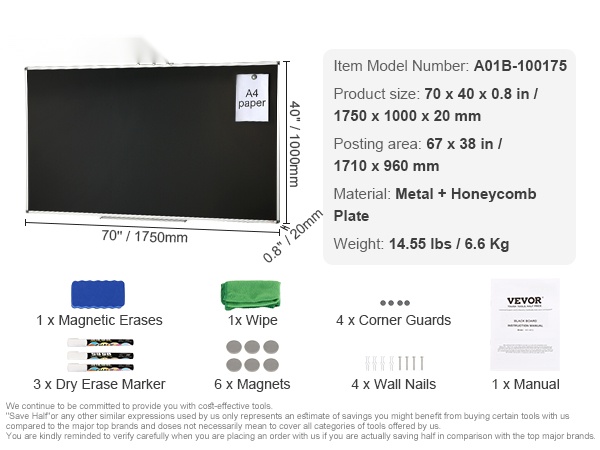 Käytössä oleva liitutaulu eri ympäristöissä