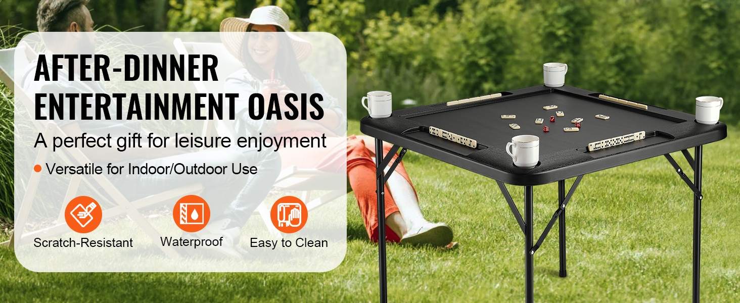 Pöytä käytössä sisä- ja ulkotiloissa