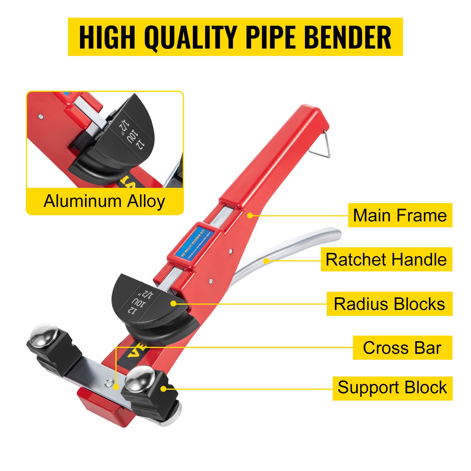 Kestävä alumiiniseosrunko