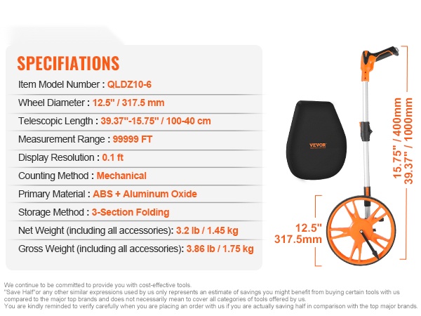 Mittapyörä ja mittanäyttö