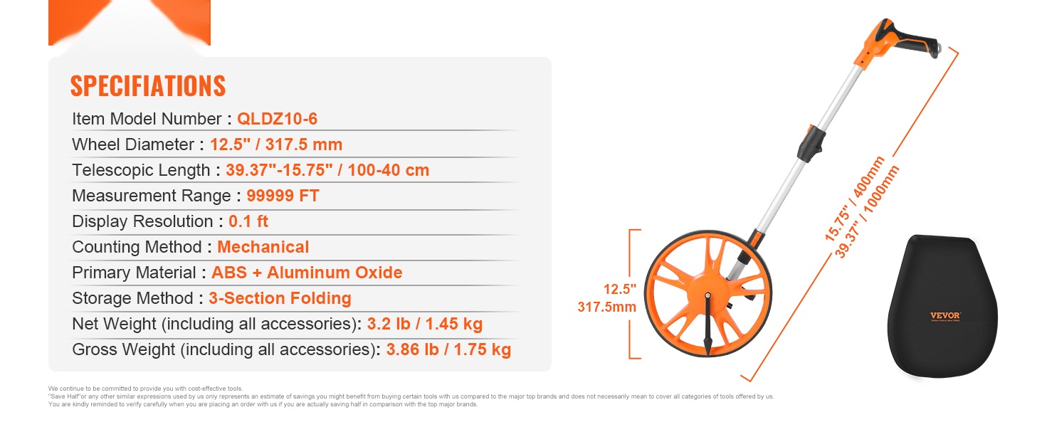 Mittapyörä yksityiskohta