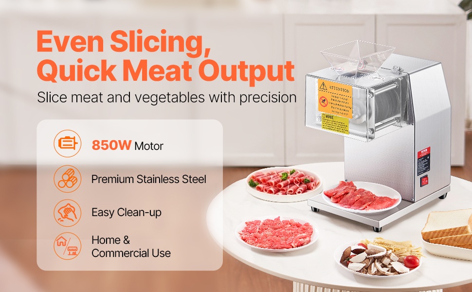 Lihaleikkuri 850W yleiskuva