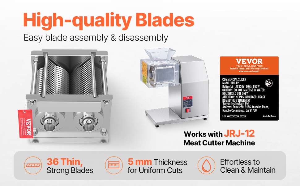 Lihaleikkurin teräsarja