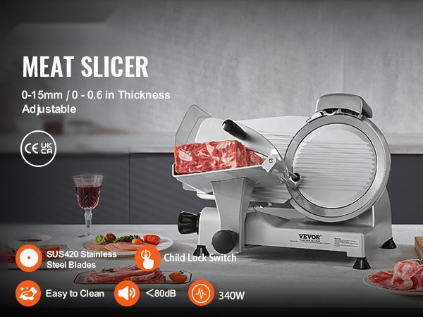 Leveä ruostumaton terä ja paksuuden säätö