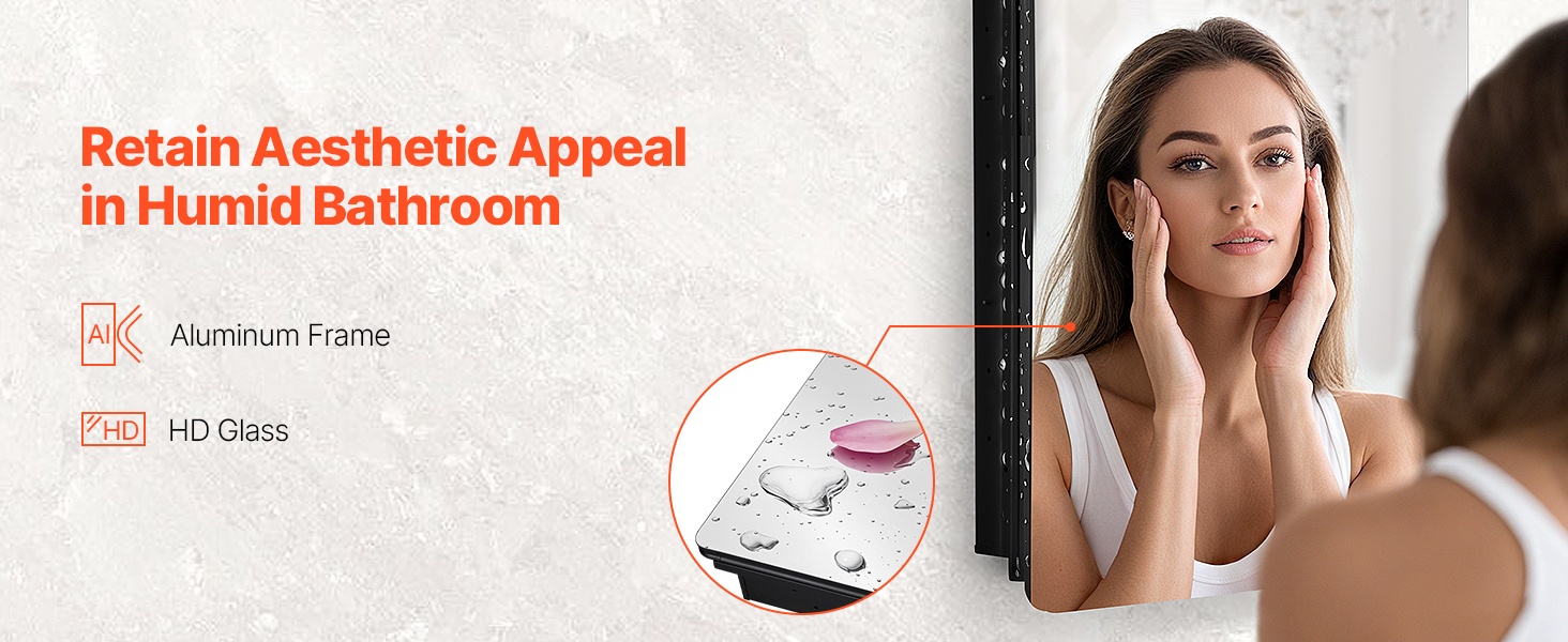 Alumiinirunko ja karkaistu lasi