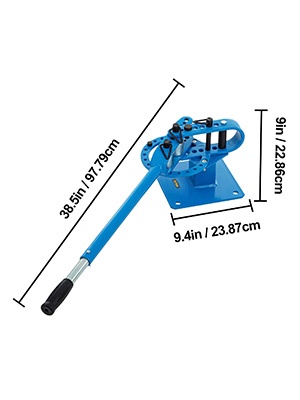 Taivuttimen mitat ja muotit