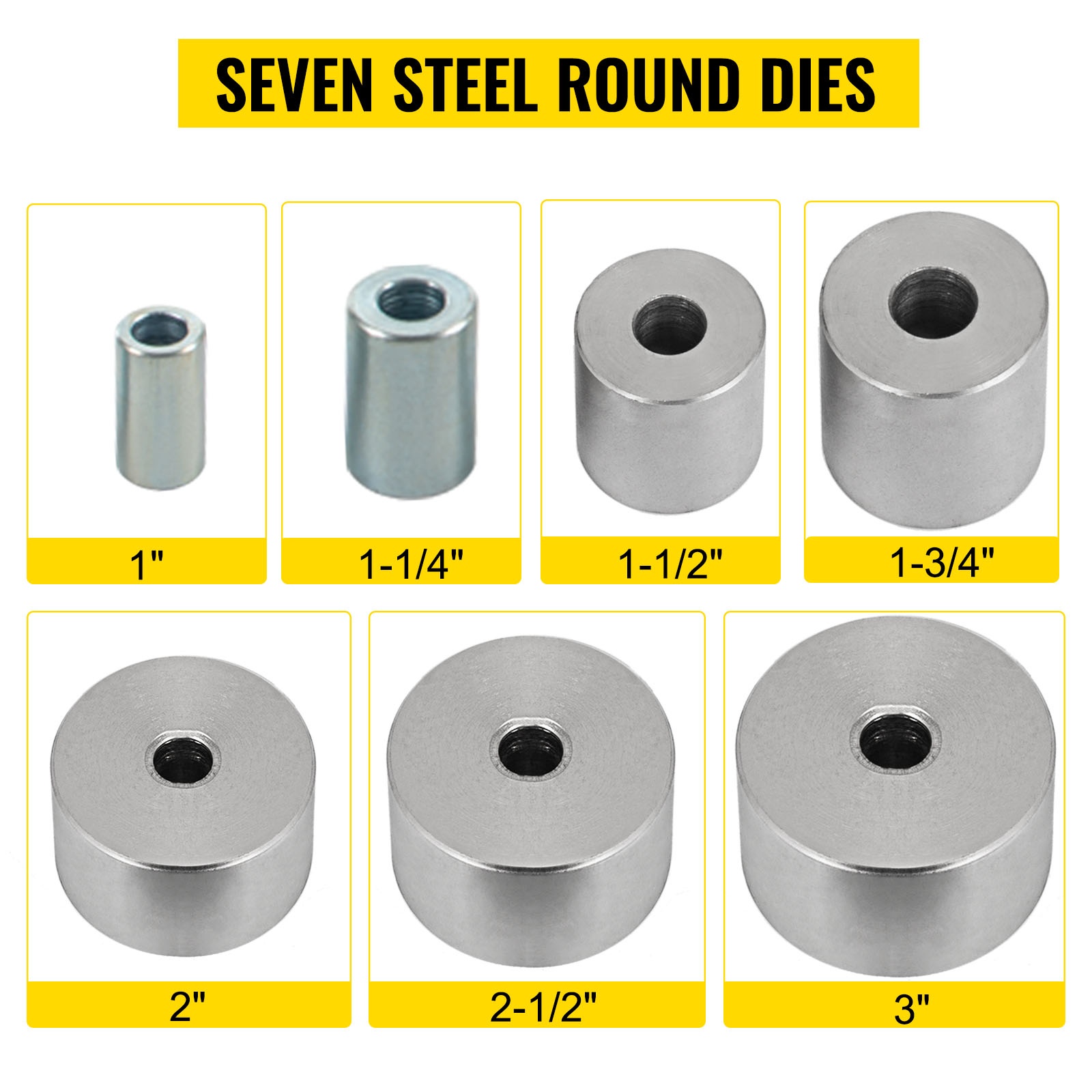 Pyöreät muotit eri kokoina