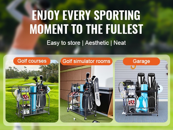 Käytännöllinen urheiluvarusteiden säilytysratkaisu