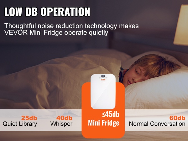 Minijääkaappi makuuhuoneympäristössä