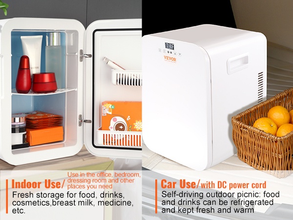 Minijääkaapin virtajohdot