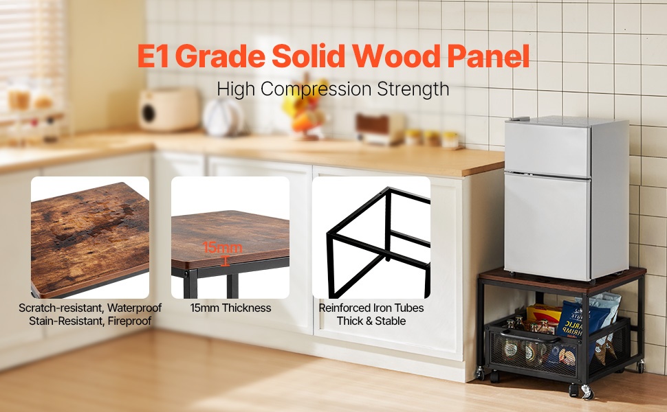 E1-luokan puulevy ja tukeva runko