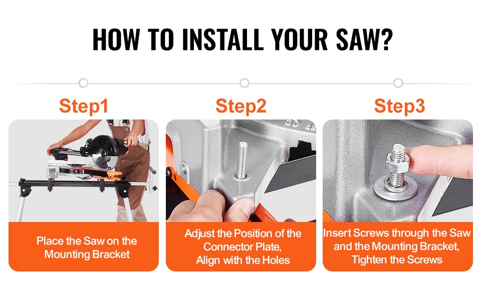 Jiirisahan telineen kiinnityskiskot ja asennus