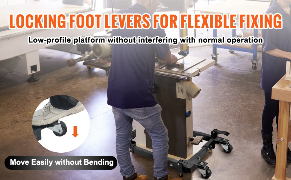 Siirtoalustan pyörät ja lukitus