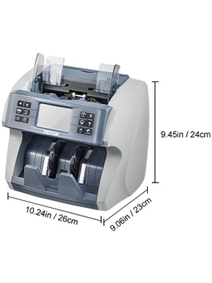 Setelilaskurin mitat ja tiedot