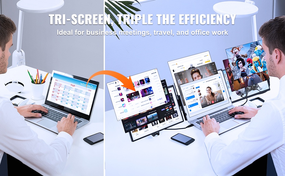 Laajennettu ja peilattu näyttötila