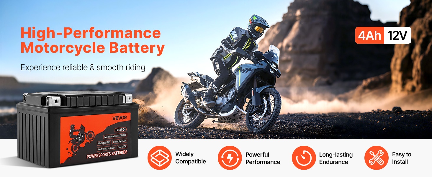 12V 7Ah moottoripyörän akku
