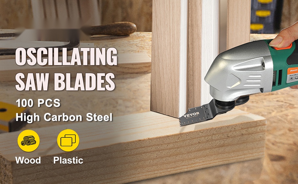 Oskilloivien monitoimisahanterien sarja 100 kpl