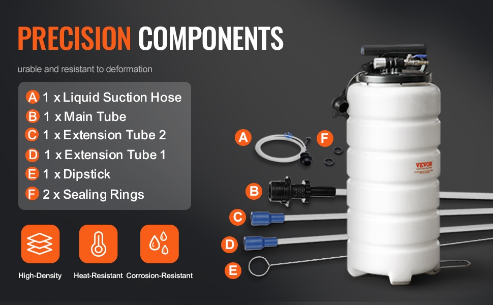 Öljynpoistajan varusteet