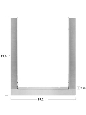 Viimeistelykehys mittoineen