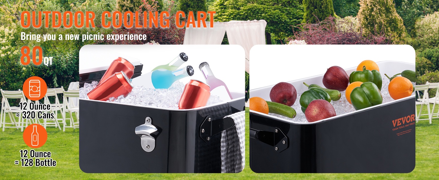 Suuri kapasiteetti – jopa 320 tölkkiä