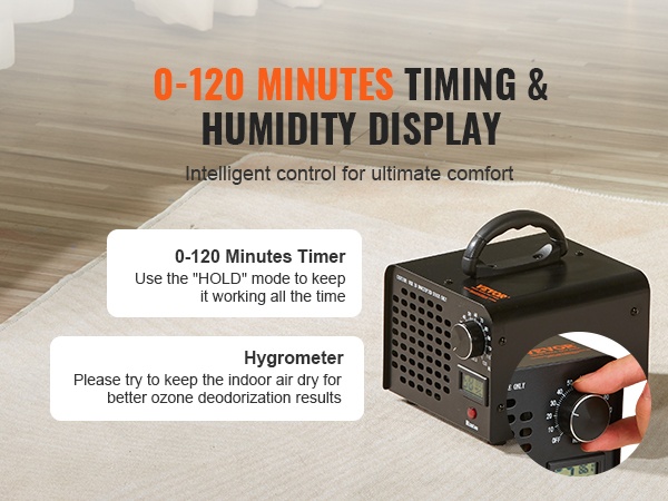 Ajastimen käyttö otsonigeneraattorissa