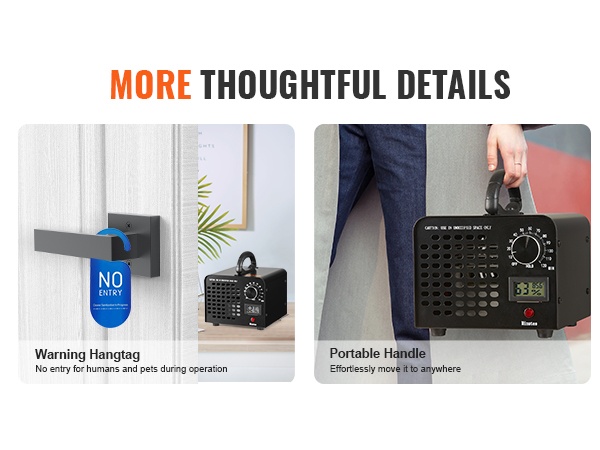 Otsonigeneraattorin käyttö sisätiloissa