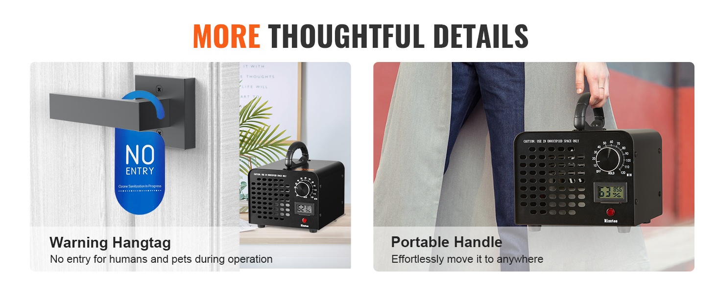 Kompakti otsonigeneraattori eri tiloihin