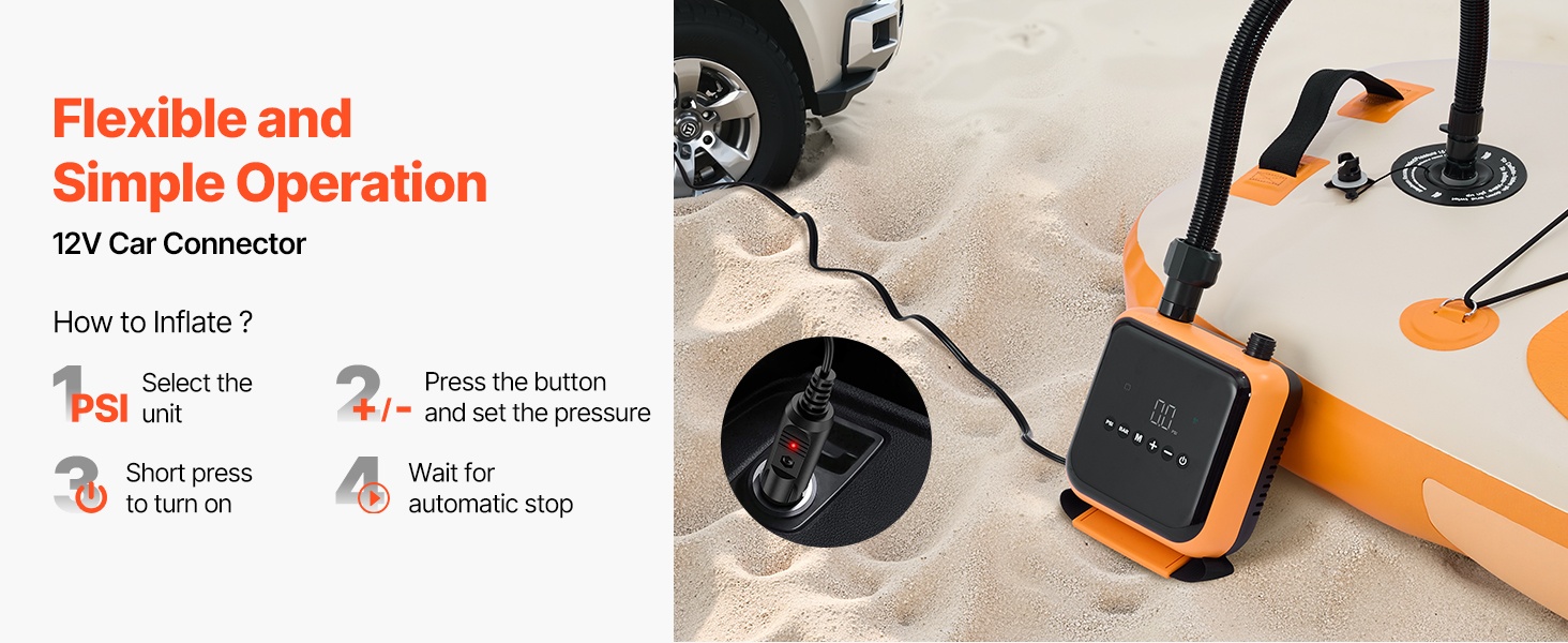 SUP-pumpun esiasetetut tilat