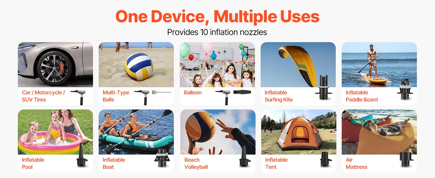 SUP-pumpun suuttimet