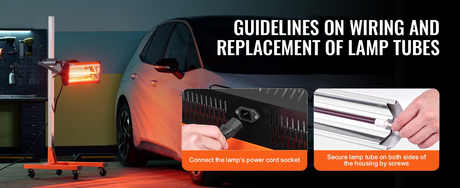 Säädettävä korkeus ja kääntyvä lamppuosa