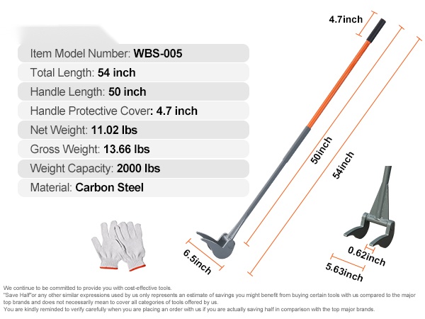 Lavapurkutyökalu, yksityiskohta