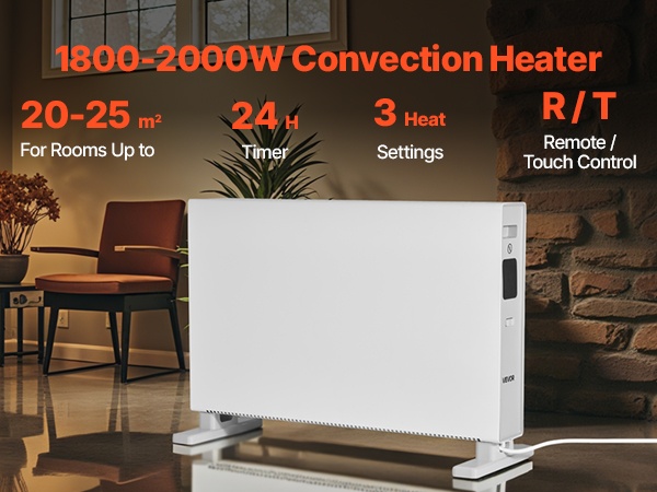 Konvektiopaneelilämmitin käytössä