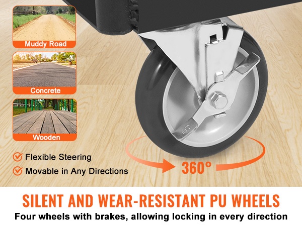 Levykärryn käyttö eri materiaaleille