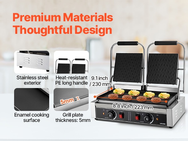 Paninigrillin tuuletusaukot ja jalat