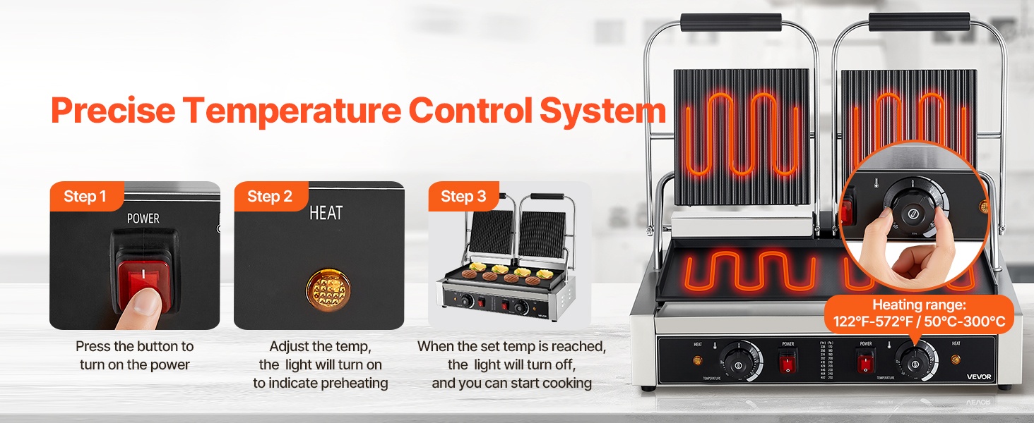 Lämpötilansäätö ja hallintapaneeli