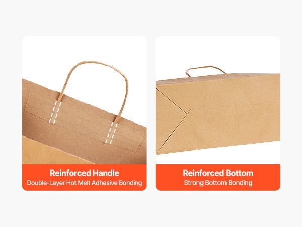 Tukevat paperikassin kahvat