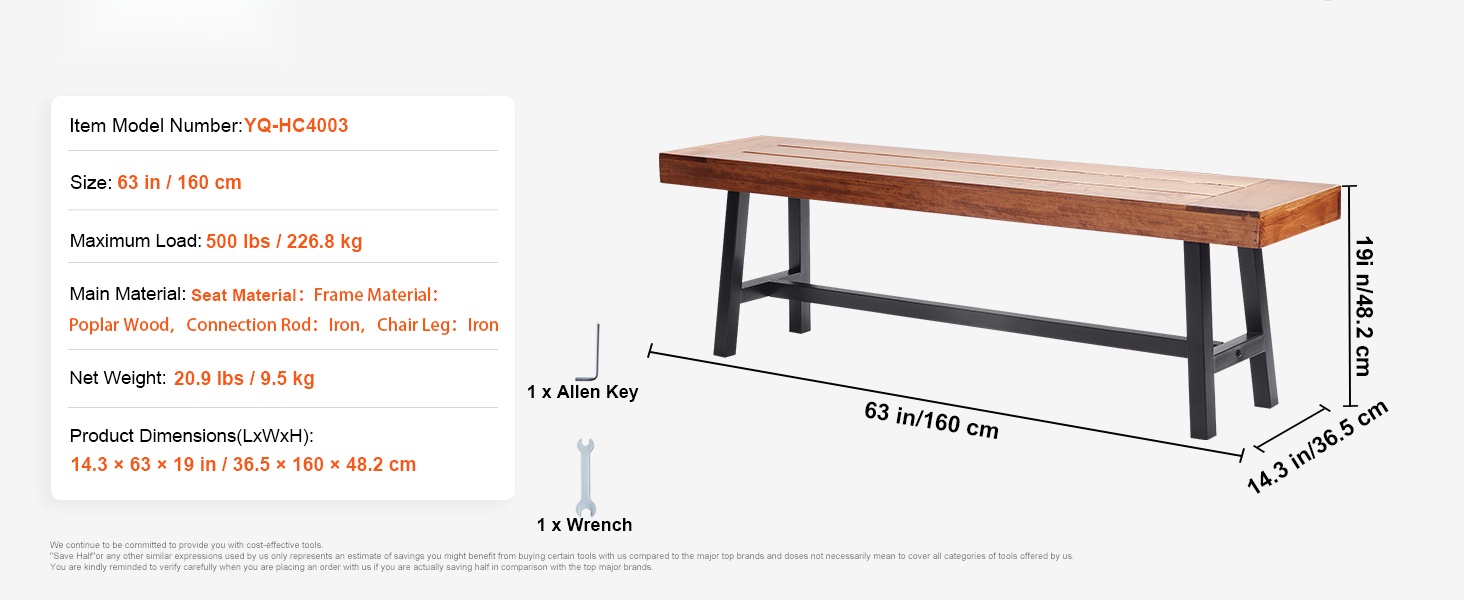 Puutarhapenkin mitat ja mittasuhteet