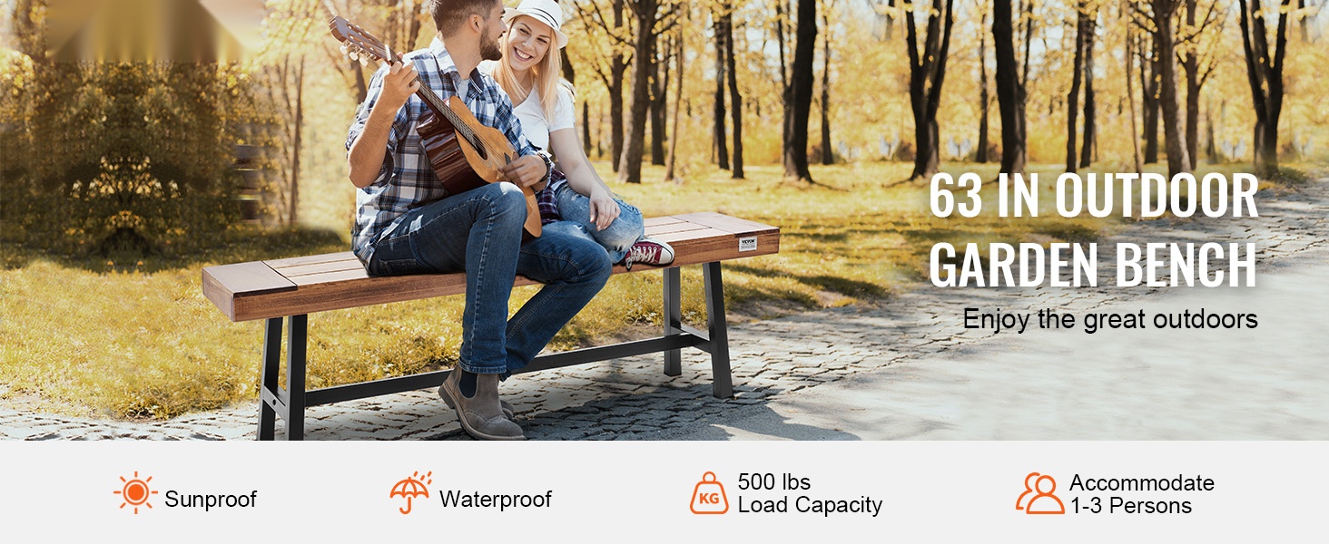 Metallinen puutarhapenkkki ulkokäyttöön