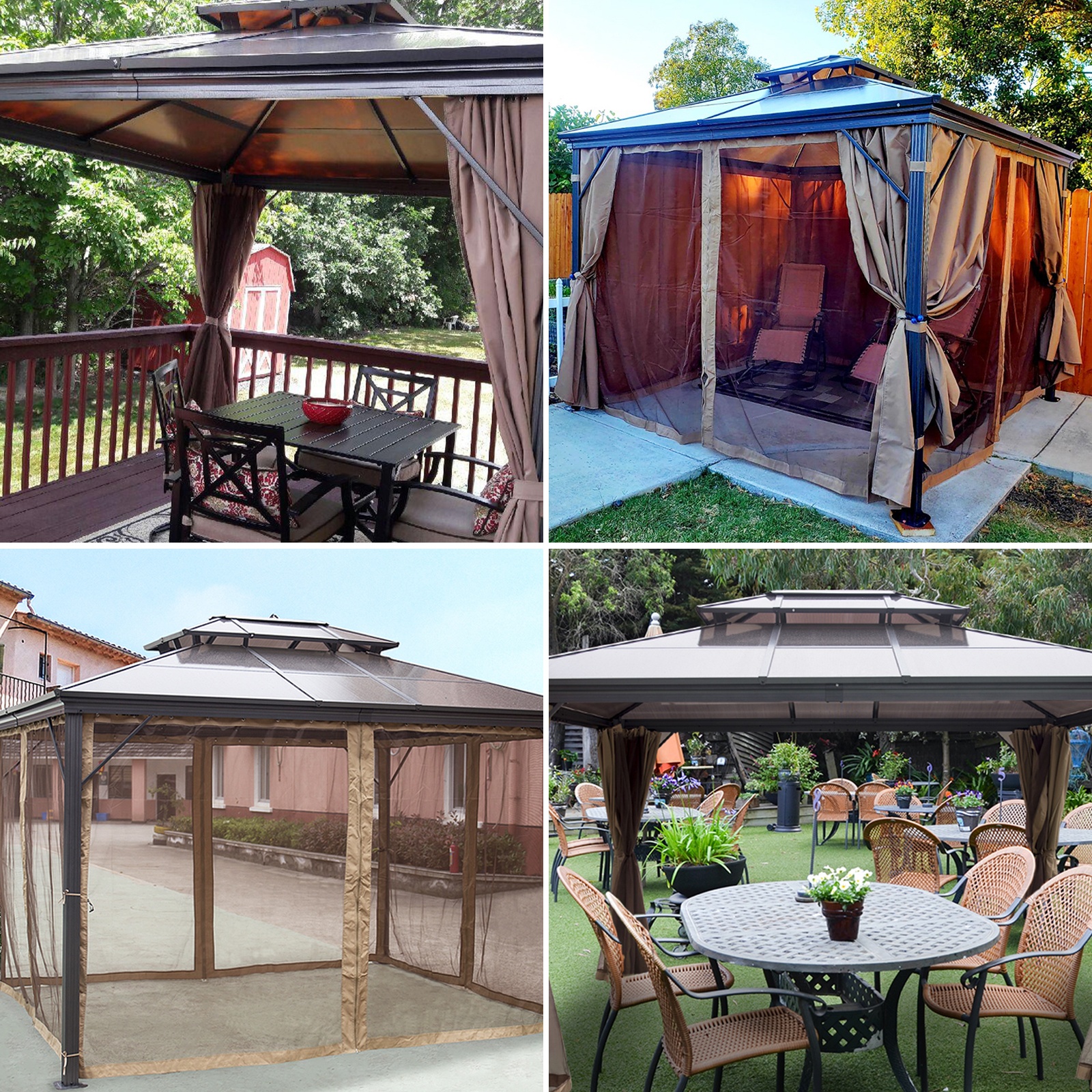 Paviljonki puutarhassa