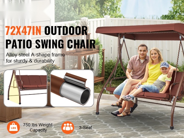 2-paikkainen ulkokeinu parvekkeelle, mobiilinäkymä