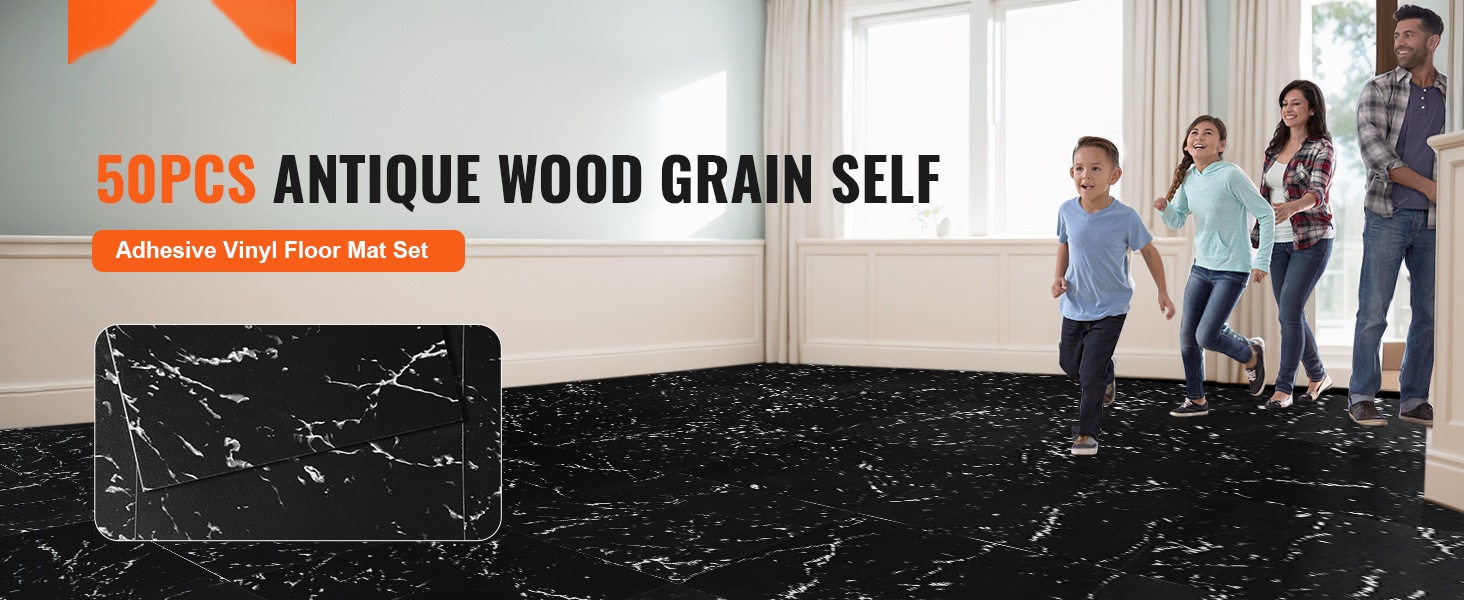 Itsekiinnittyvät vinyylilattialaatat - yleiskuva