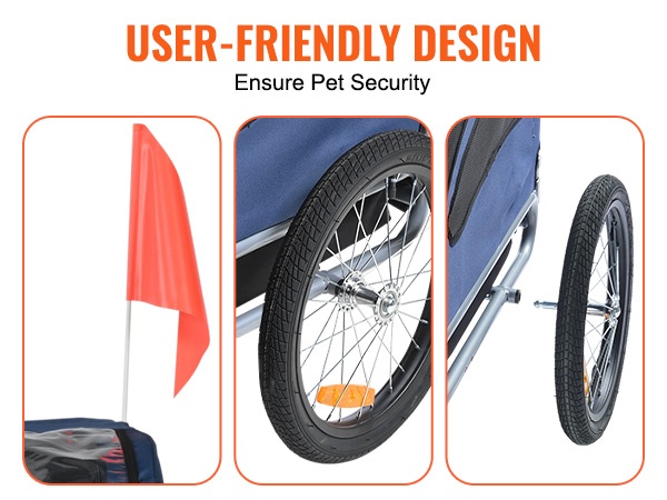 Kärry näkyvyysvarusteineen