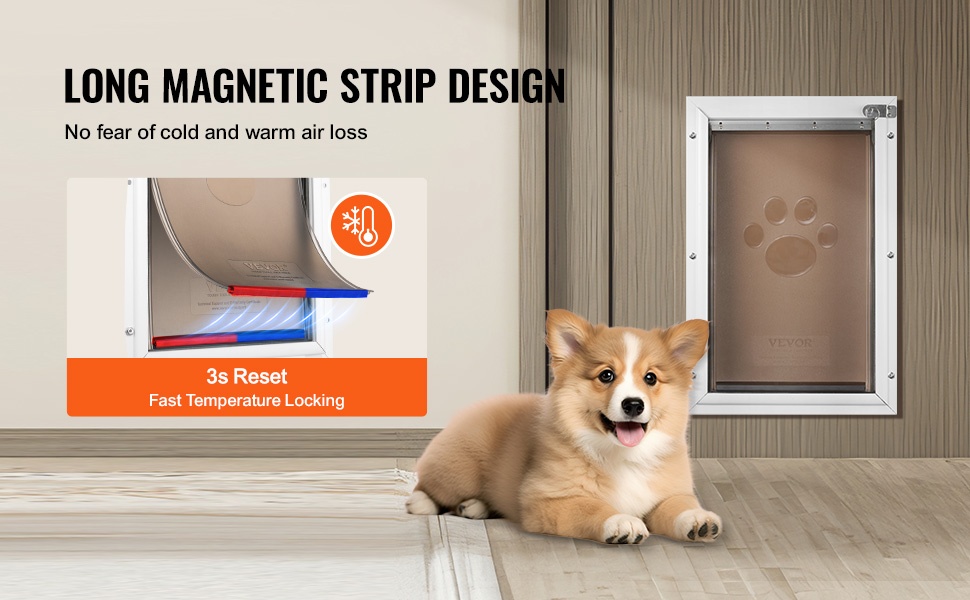 Magneettinauhalla varustettu läppä, energiatehokas sulkeutuminen