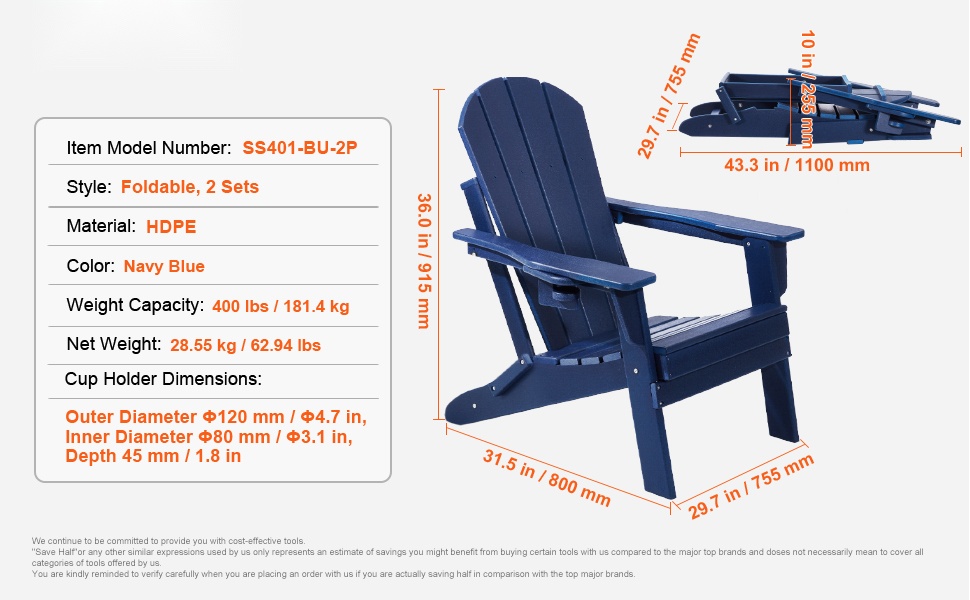 Kaksi harmaata Adirondack-tuolia ulkona