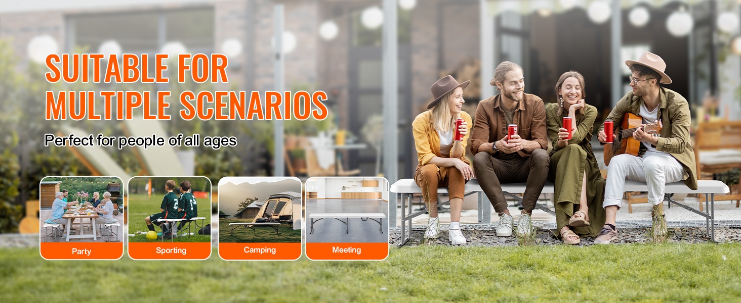 Valkoinen penkki juhlakäytössä