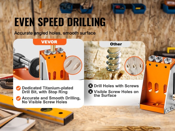 Tasainen ja pyöreä porausjälki