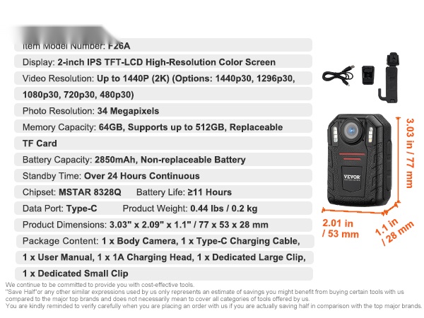 Vartalokamera eri kuvakulmista